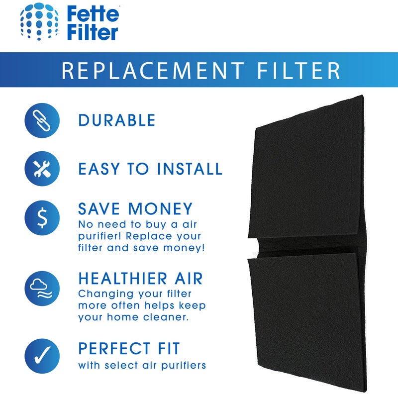 Fette Filter - HRF-AP1 Premium Universal Carbon Pre Filter Rolls Compatible with Honeywell HRF-AP1 Filter A Includes 2 Cut to Size Carbon Pre Filters. - Image 5